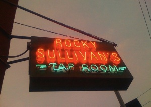 Rocky Sullivan's neon sign